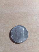 Dwie monet 0,5 dollar 1974