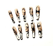 Szponypterodaktyla Handmade tipsy własnoręcznie malowane 