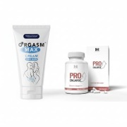 ZESTAW MAX SIZE: Krem Orgasm Max + Pro Enlarge | Grubość, Moc i Wielkość!