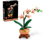 LEGO KLOCKI ICONS Mała orchidea 10343 Prezent na Walentynki Dla Dziewczyny