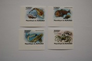 Burundi Sw 2042-45** życie morskie /imp/