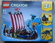 LEGO 31132 Creator 3w1 - Statek wikingów i wąż z Midgardu