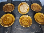 Talerzyki deserowe Torgau brązowe