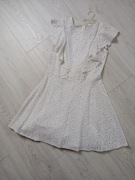 Elegancka sukienka biała sukienka koronkowa roz xl Sinsay 