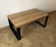 Stolik kawowy loft industrial Dąb 