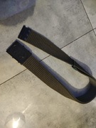 Pas wojskowy, żołnierski, parciany, khaki, z metalową klamrą WP, jak nowy, 