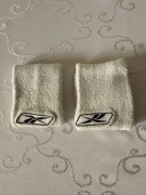 Frotki Reebok vintage lata 90 białe opaski na nadgarstek oryginalne