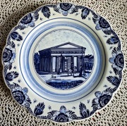 Delft niebieski talerz kolekcjonerski 