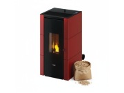 Piec na pellet piecyk kominek powietrzny Cadel Cristal 7kw Powietrzny