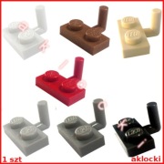 LEGO 88072/4623b PŁYTKA 1x2 hak biały brązowy czarny czerwony j c szary Tan