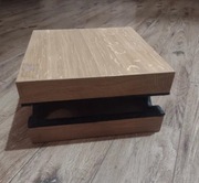 Drewniany wieszak - półka na rower