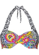 Bikini góra 70B biustonosz usztywniany wiązany na szyi na fiszbinach OKAZJA