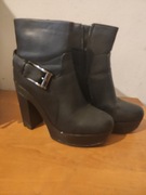 Botki rozmiar 38 czarne