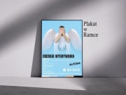 Plakat Rusina energia wygrywania w ramce 30x40