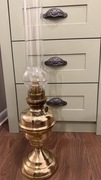 Stara mosiężna lampa naftowa Antyk 6