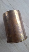 mosiężna niemiecka łuska do haubicy 10,5 cm , 105 mm - 1934
