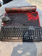 Sprzedam Klawiaturę Mad Dog Gk700,mysz wraz matą A4Tech Bloody B-080