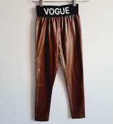 Legginsy VOGUE eko skóra Jesień