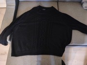 Sweter męski czarny duży rozmiar