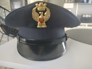 Czapka, rogatywka służbowa kolekcjonerska włoskiej Policji, nowa, roz. 57
