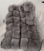 futro kamizelka lis futerko naturalne z lisa jenot