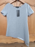 Bluzka tunika asymetryczna nowa