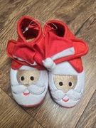 Kapcie Mikołaj święta prezent sztywna podeszwa 21 - 22 14,3cm buciki