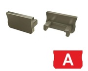 Zaślepka do profilu typu A Inox LUMINES 