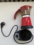 ASHATA Ekspres do Kawy Moka Express 300 ml, Elektryczny 480 W, Moka Pot