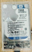Kieszeń USB 3.0 z dyskiem twardym 2,5 cala WD 750GB  WD7500BPVX-22JC3T0