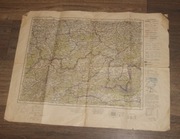 Stara niemiecka mapa Sillein 1942 Rok