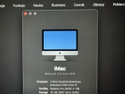 iMac 21,5 2019 i5-8500 DDR4 16GB 4K Retina 512 NVMe AMD Pro 560X 4GB Apple