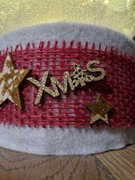 Słodki renifer zaskoczony wielkością prezentu HANDMADE