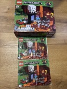 Puste pudełko Lego Minecraft 21143 + instrukcje 