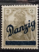 Znaczek Danzig1920 czysty