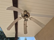 Wiatrak sufitowy wentylator z lampą lampa vintage