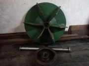 Wirnik wentylatora WT 40 z wałem napędowym