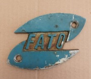 FATO - szyld z maszyny  14cm 