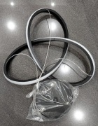 Nowa Lampa Sufitowa LED 36W | Nowoczesny Plafon | Czarny Loft