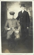 Żołnierz z bratem Małdyty Maldeuten Mohrungen Osterode 1916