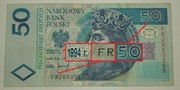 ! Rzadka Seria FR 1994, 50 zł / PLN !