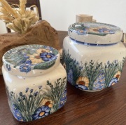 Zestaw Ceramika Bolesławiec misa pojemnik pojemniki