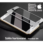 Szkło hartowane 9H Apple Iphone 6,6S,7,8,SE (2020)