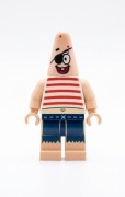 Oryginalna figurka LEGO SpongeBob – Patryk Pirat (bob033)