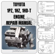 Instrukcja naprawcza silników Toyota 1PZ, 1HZ, 1HD-T REPAIR MANUAL