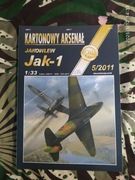Jak-1, Kartonowy Arsenał, wyd. A. Haliński 5/2011, model kartonowy 