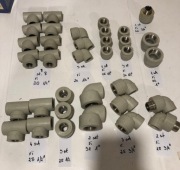 Zestaw Kształtek Kolano Trójnik Mufa PP Zgrzewane Nypel 137szt  Klejonka