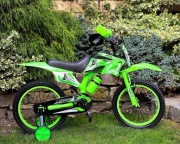 459 zł Rower 16 cali cross zielony, czerwony i niebieski