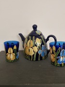 Witrażowy zestaw irysy 