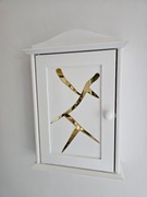 Szafka ma klucze Wieszak Domek Dekoracja ścienna Drewno Organizer Jakość